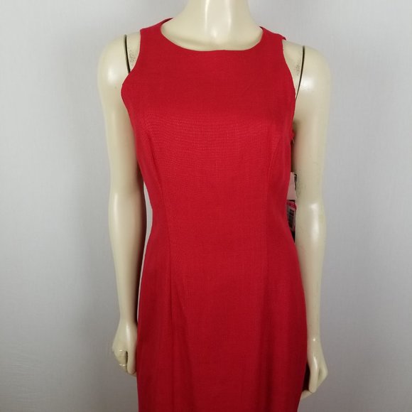 Vintage Jennifer Jeffries red long length open back formal red dress sz 6 - Picture 6 of 8